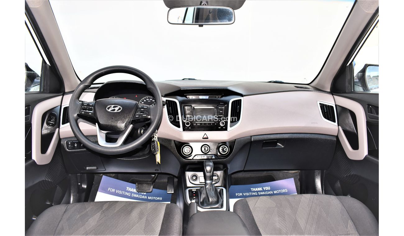 Hyundai Creta AED 1039 PM | 1.6L GL GCC DEALER WARRANTY