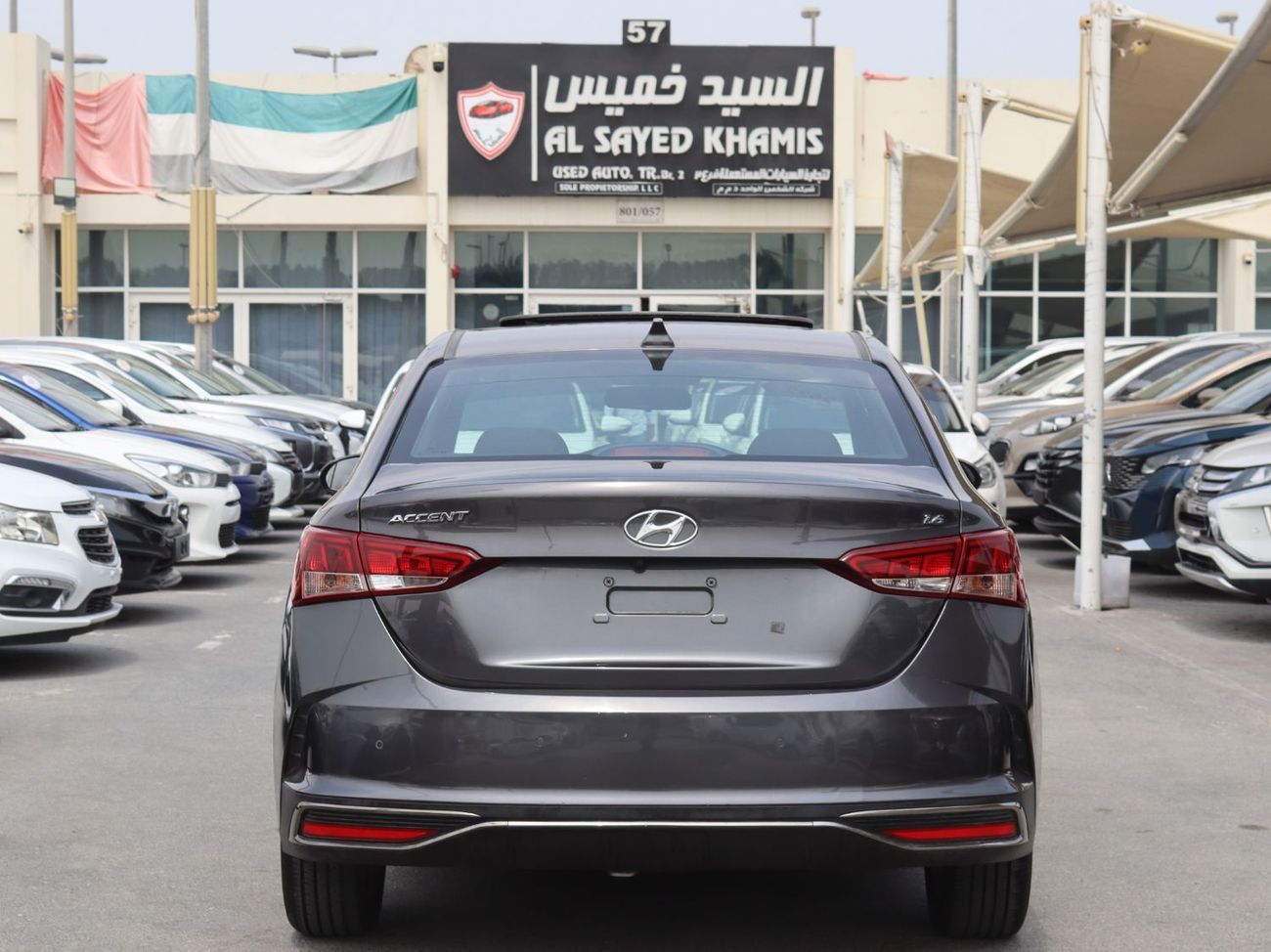 Hyundai Accent GLS 1.6L (138 HP) Sedan Hyundai Accent GCC 2022- in excellent condition with a1.6L engine, mileage 8