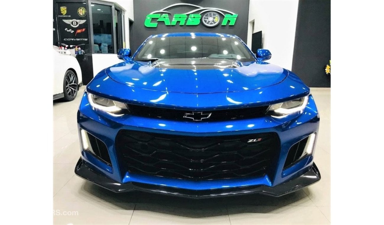 شيفروليه كامارو CHEVROLET CAMARO ZL1 2018 GCC CAR WITH FULL SERVICE HISTORY WARRANTY TILL 2024 ORIGINAL PAINT