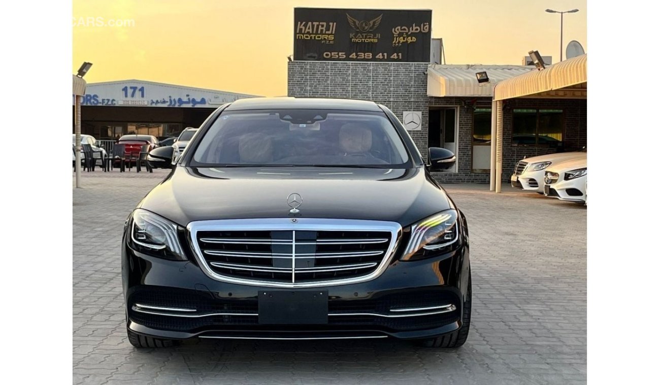 مرسيدس بنز S 400 S400d ديزل وارد اليابان اوراق جمارك  شاسيه طويل 6 سلندر توربو 2019