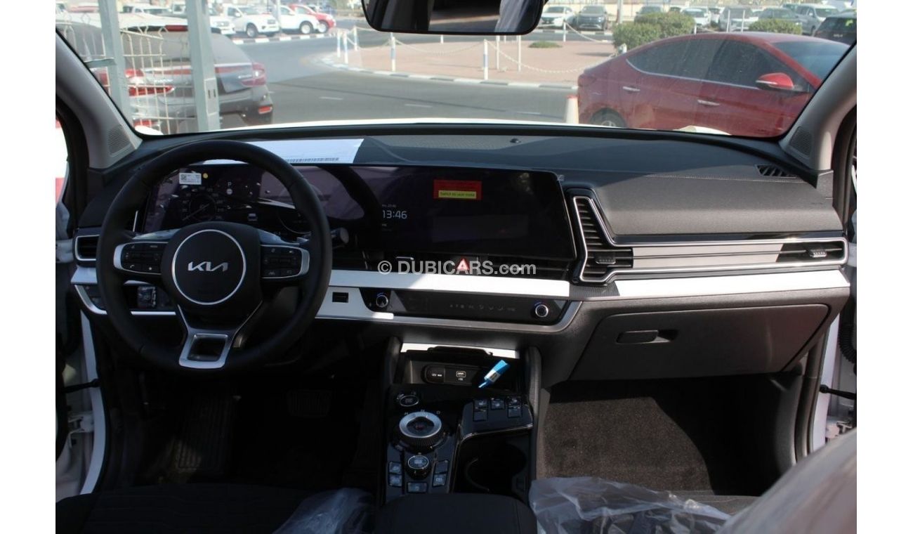 كيا سبورتيج ((High Line)) Turbo 1.6L petrol fwd 2022  white color, heated seats ,Electric tailgate