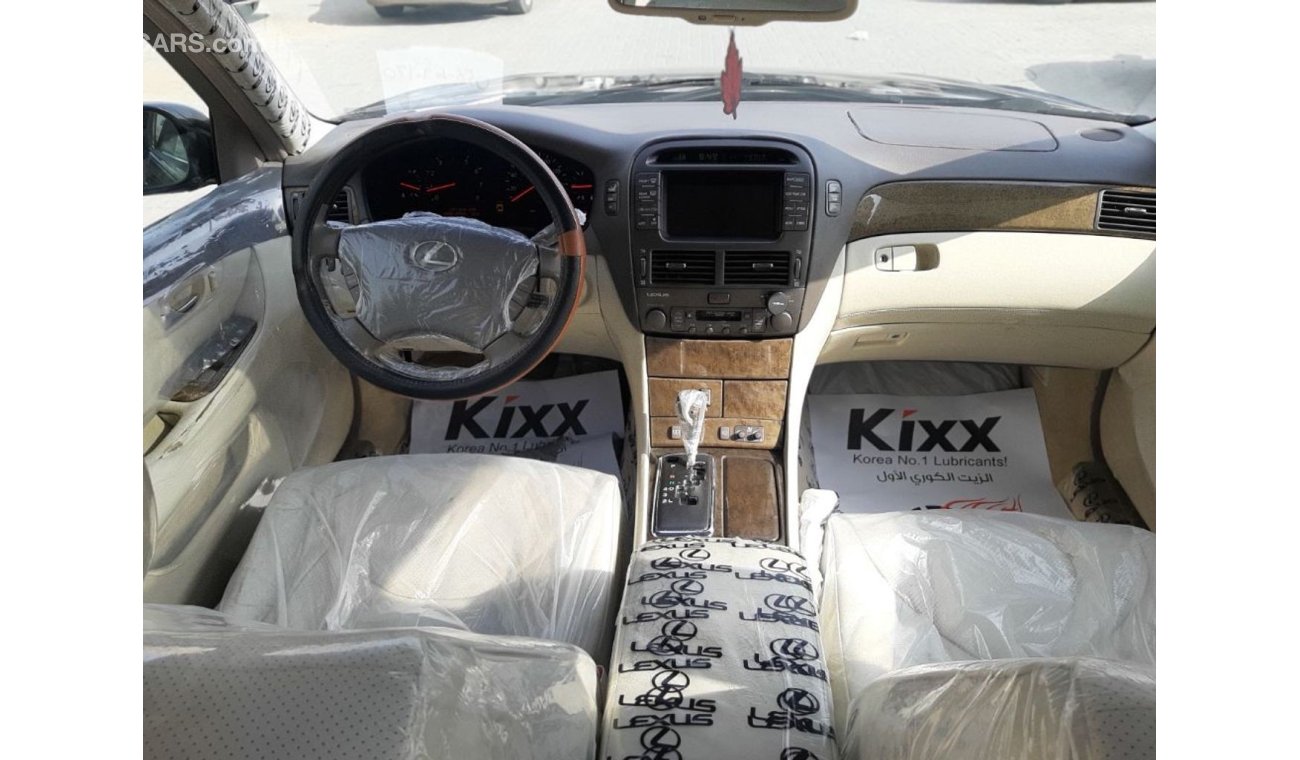 لكزس LS 430 لكزس LS430 موديل 2003 وارد امريكي تلت ارباع الترا فتحة جلد جلد يوجد شااشة