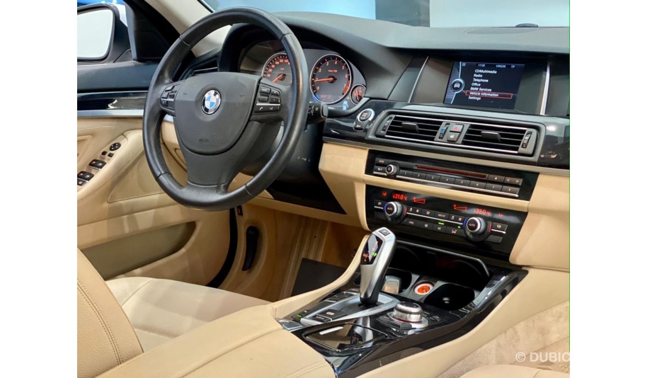 بي أم دبليو 520 2015 BMW 520i, Warranty, 2024 BMW Service Contract, Full History, Low KMs, GCC