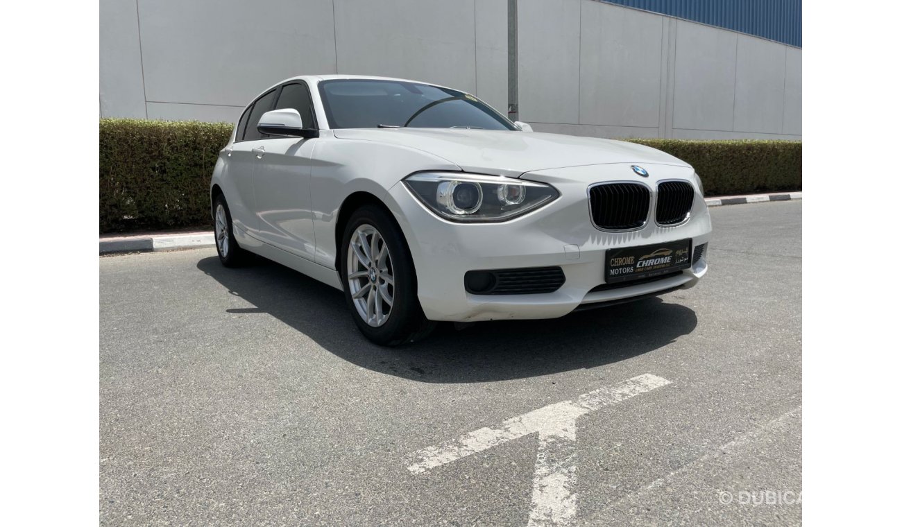 بي أم دبليو 116 BMW 116 2014 GCC  EXCELLENT CONDITION WITH TWO KEYS