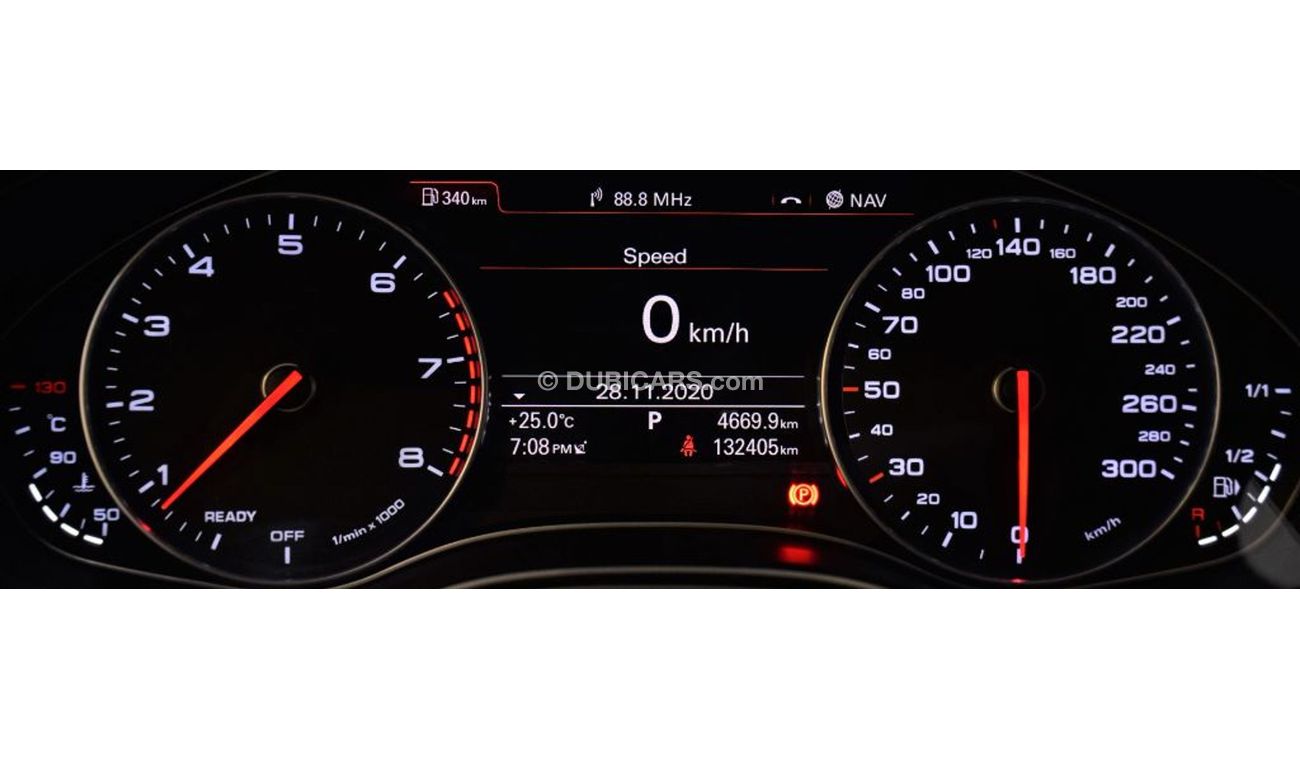 أودي A6 ORIGINAL PAINT ( صبغ وكاله ) AUDI A6 V6-FSi QUATTRO 2016 Model!! in Beige Color! GCC Specs