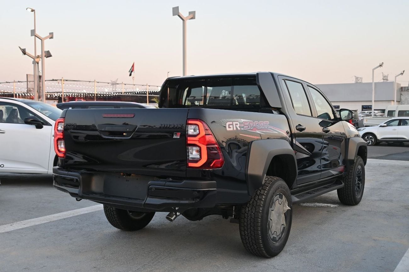 تويوتا هيلوكس GR SPORT 4.0L V6 4WD, Model 2026 Color Black