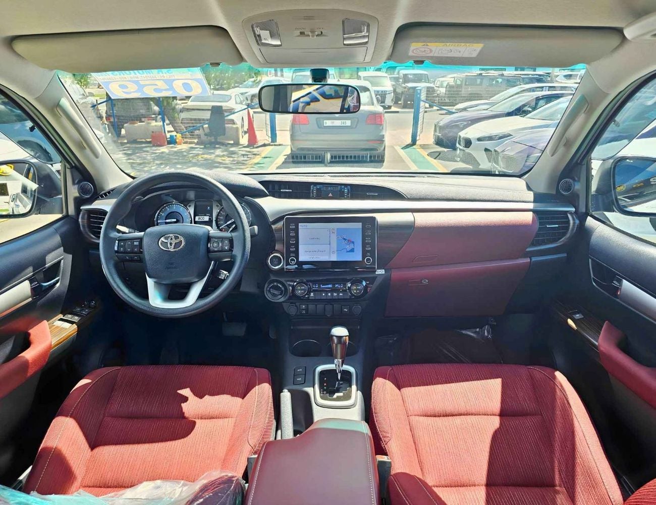 تويوتا هيلوكس SR5 TRD 4.0L PETROL SR5 TRD || 4.0L PETROL V6 4WD | WOOD INTERIOR W VISOR | BLIND SPOT | DIFFLOCK | DVD+CAMERA | READY S