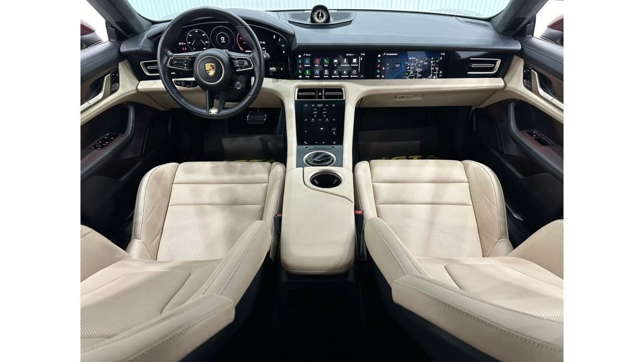 بورش تايكان 2021 Porsche Taycan Turbo, Jan 2027 Porsche Warranty, 2028 Battery Warranty, GCC