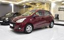 Hyundai Grand i10 EXCELLENT DEAL for our Hyundai Grand i10 ( 2018 Model ) in Red Color GCC Specs
