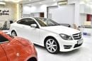 مرسيدس بنز C 250 EXCELLENT DEAL for our Mercedes Benz C250 Coupe ( 2015 Model ) in White Color GCC Specs