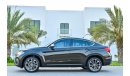 BMW X6 xDrive50i V8 | 2,526 P.M | 0% Downpayment | Full Option |  Exceptional Condition