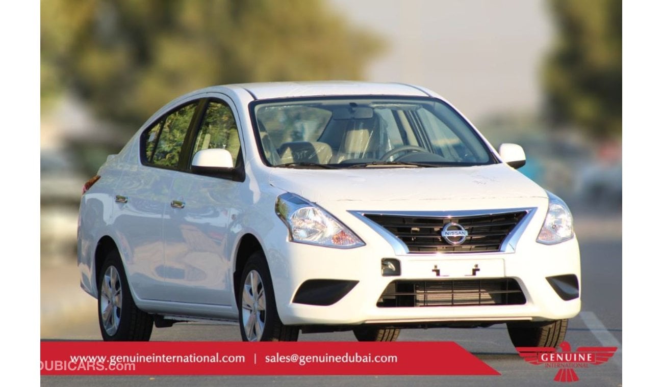 Nissan Sunny SV 1.5 with spoiler 2020 model available for export sales outside GCC.