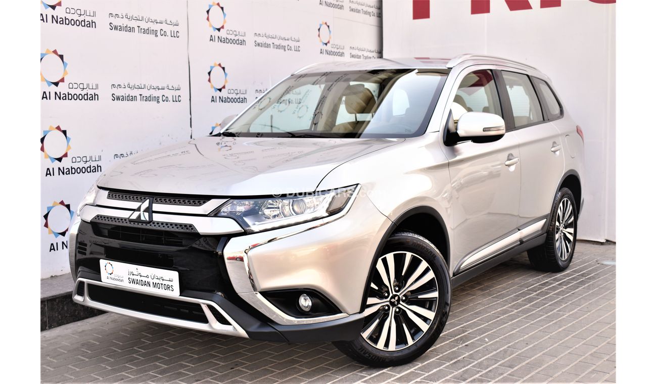 Mitsubishi Outlander AED 1039 PM | 2.4L GLX 4WD 7-STR GCC DEALER WARRANTY