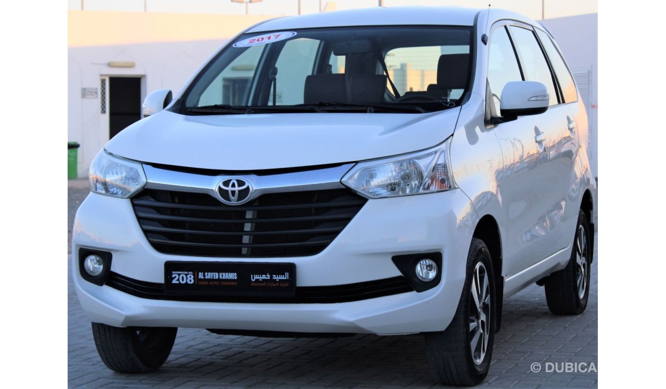 Toyota Avanza Toyota Avanza 2017, GCC, in excellent condition, without accidents, very clean from inside and outsi
