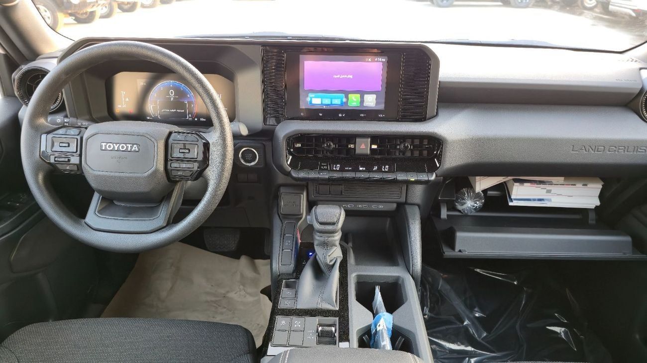 تويوتا برادو TOYOTA PRADO PETROL 2.4T   URBAN - E BASIC - 2025 MODEL - BLACK INSIDE BLACK