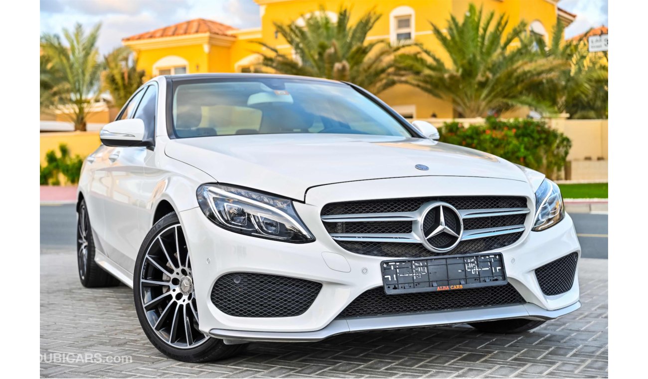 مرسيدس بنز C200 AMG | AED 1,939 Per Month | 0% DP | Exceptional Condition! | Under Warranty!