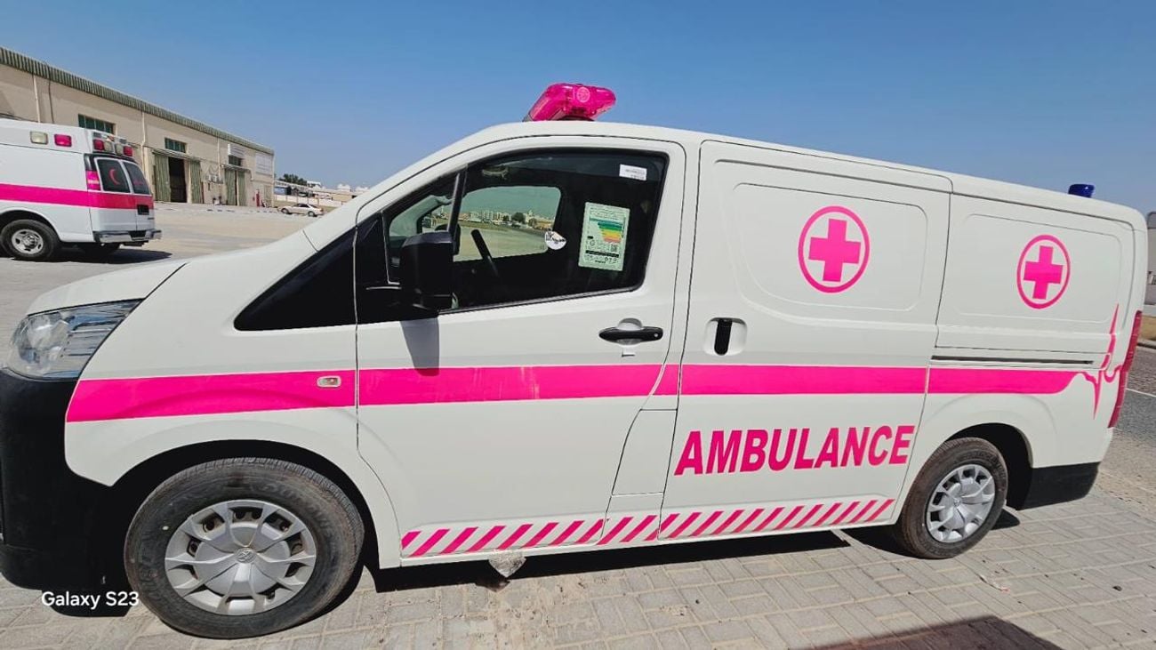 تويوتا هاياس 2025 Toyota Hiace 3.5L Van Petrol Manual Transmission Standard Roof (Ambulance)