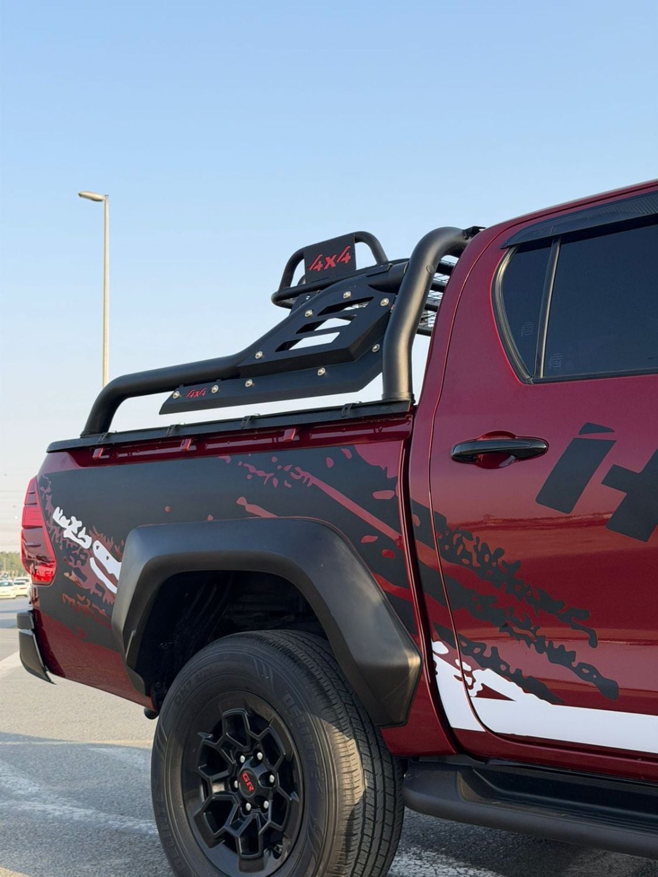 Toyota Hilux GR SPORT 2022 Toyota Hilux Modified - 2.7L V4 AWD -GCC- Full Off Road Rollbar - Rear CAM & Multi Me