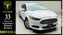 Ford Fusion FULL OPTION + LEATHER SEATS + NAVIGATION + CAMERA / GCC / UNLIMITED MILEAGE WARRANTY! / 819 DHS P.M.