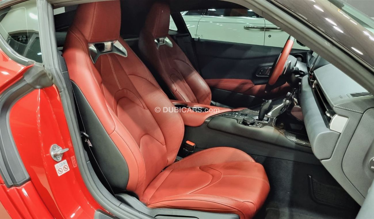 Toyota Supra GR TOYOTA SUPRA 2020 GCC LOW MILEAGE ONLY 29K KM IN IMMACULATE CONDITION FOR 179K AED