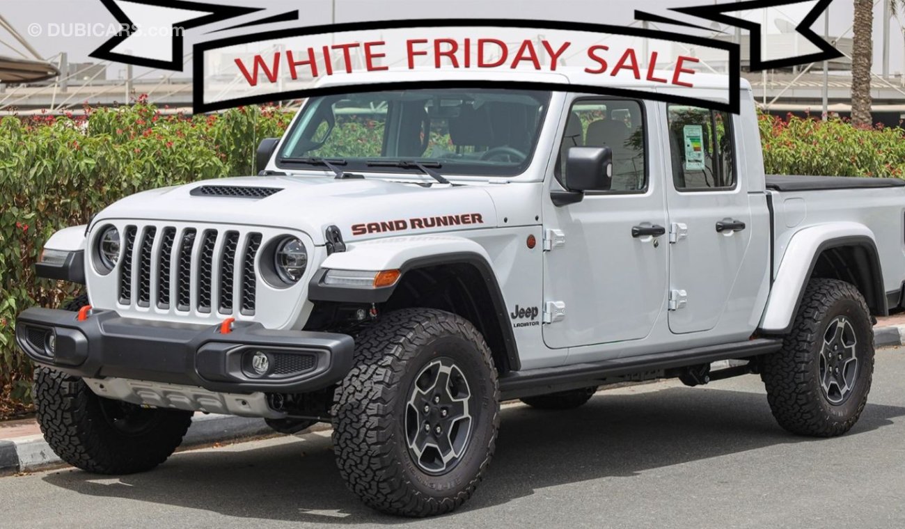 Jeep Gladiator Sand Runner 4X4 , V6 3.6L , GCC , 2022 , 0Km , W/3 Yrs or 60K Km WNTY @Official Dealer "WHITE FRIDAY