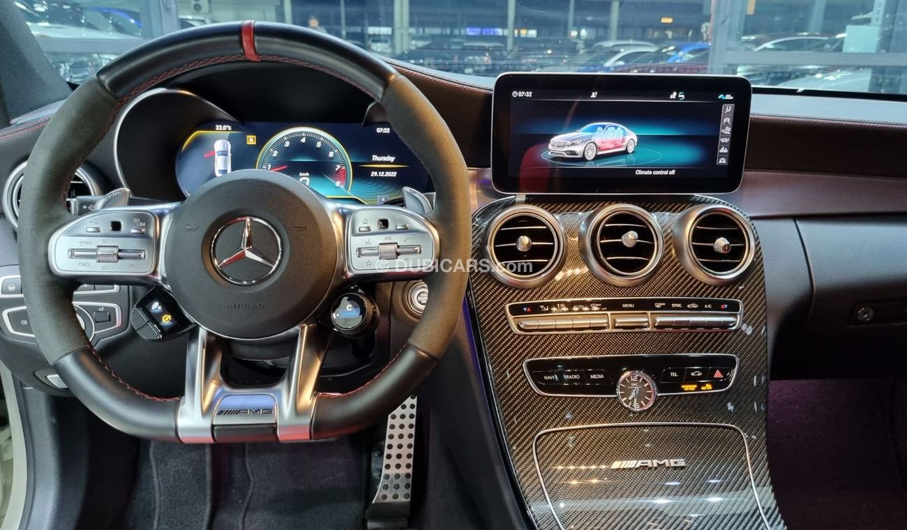 Mercedes-Benz C 63 Coupe MERCEDES C63S GCC 2019 FULL SERVICE HISTORY FROM GARGASH UNDER WARRANTY TILL 2024 FOR 349K AED