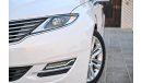 Lincoln MKZ Ecoboost | 1,173 P.M | 0% Downpayment | Immaculate Condition