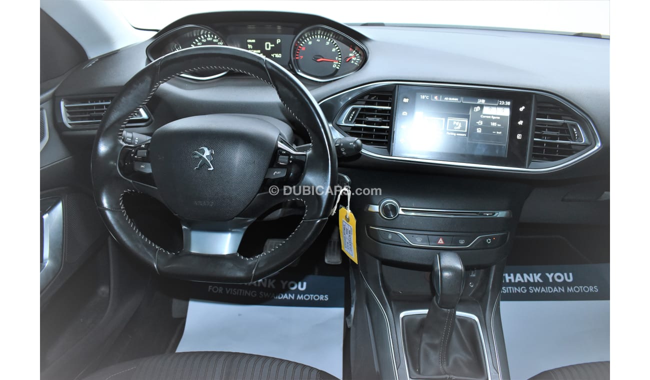 بيجو 308 1.6L ACTIVE 2016 MODEL GCC SPECS