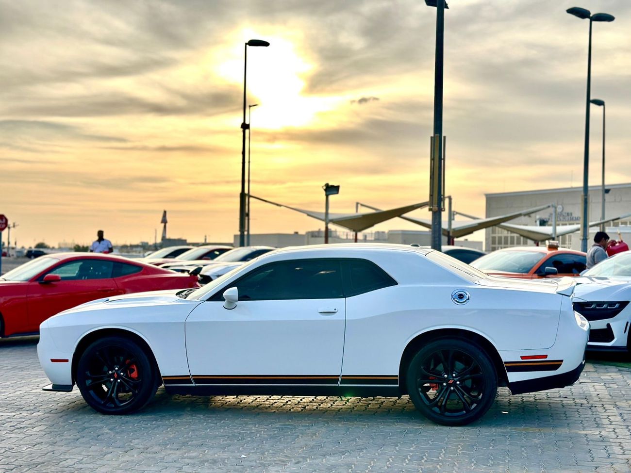 Dodge Challenger SXT 3.6L | Monthly 950/- | 0% DP | Customized Leather Seats | Original Airbag | # 10413