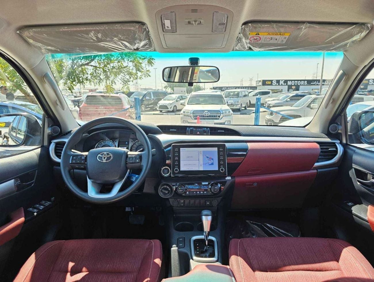 تويوتا هيلوكس SR5 TRD 4.0L PETROL SR5 TRD || 4.0L PETROL V6 4WD | WOOD INTERIOR W VISOR | BLIND SPOT | DIFFLOCK | DVD+CAMERA | READY S