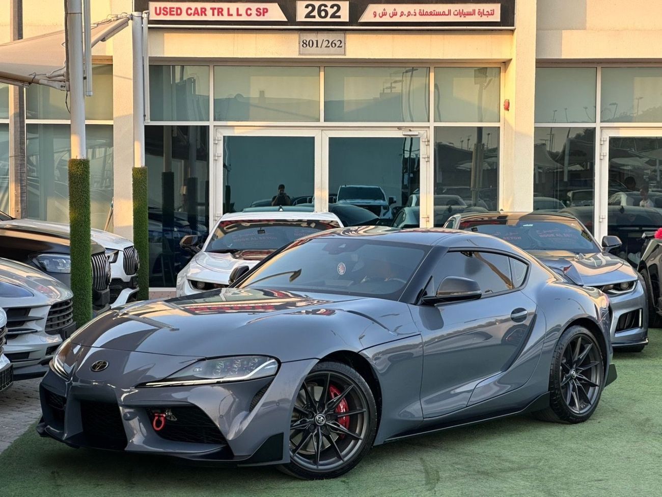 تويوتا سوبرا تويوتا سوبرا جي ار خليجي 2024 شييكات الوكالة (تحت الضمان) قير عادي صبغ وكالة بحالة الوكالة لون مميز