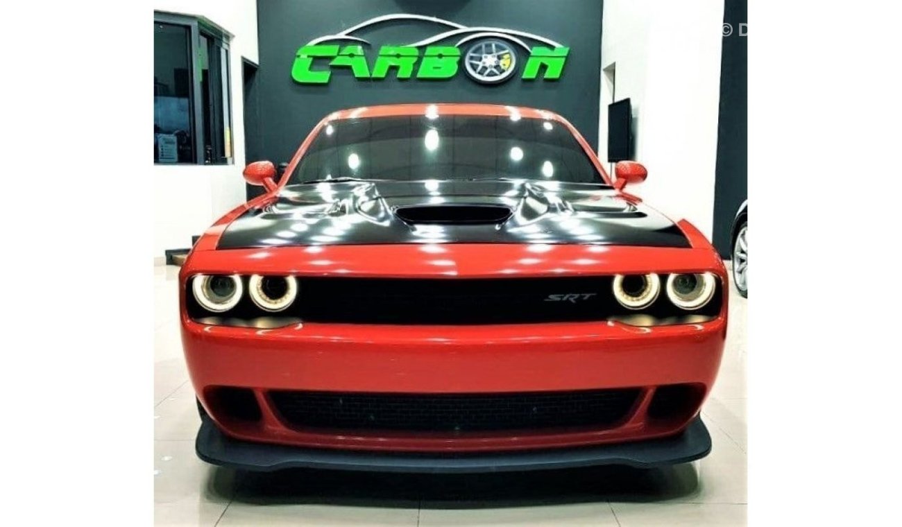 Dodge Challenger SPECIAL OFFER CHALLENGER HELLCAT 707 HP 2016 WITH A LOW MILEAGE 49K KM GCC FULL SERVICE HISTORY