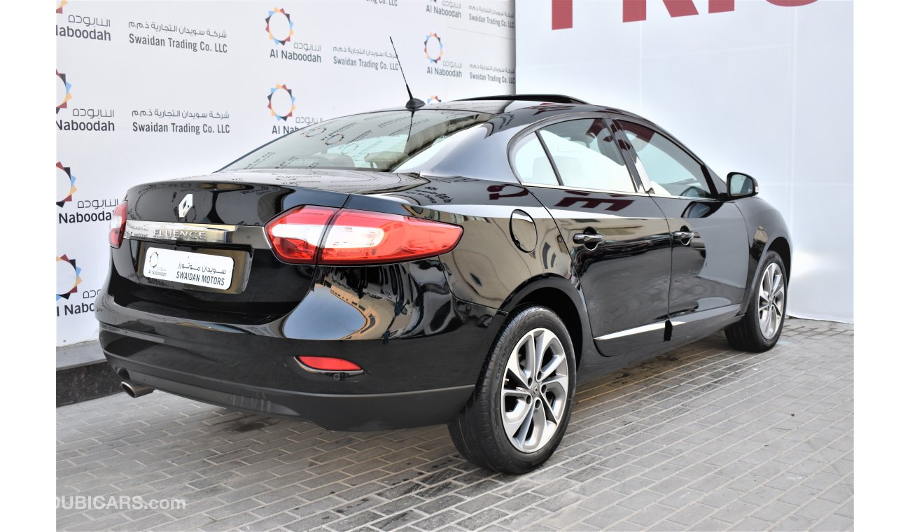 Renault Fluence DEALER WARRANTY 2.0L LE 2017 GCC SPECS WITH SUNROOF