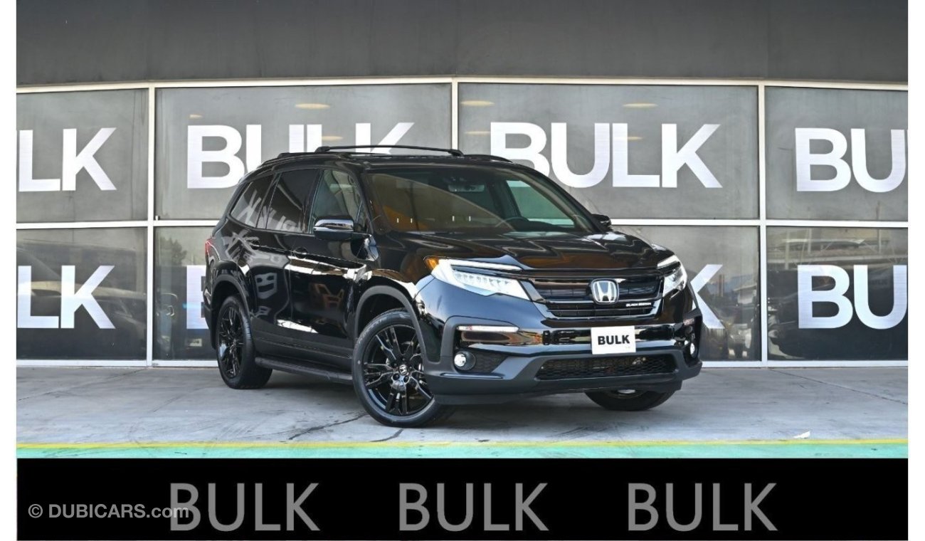 Honda Pilot Touring Honda Pilot Black Edition - Panoramic Roof - Rear DVD - Original Paint - AED 2,575 Monthly P