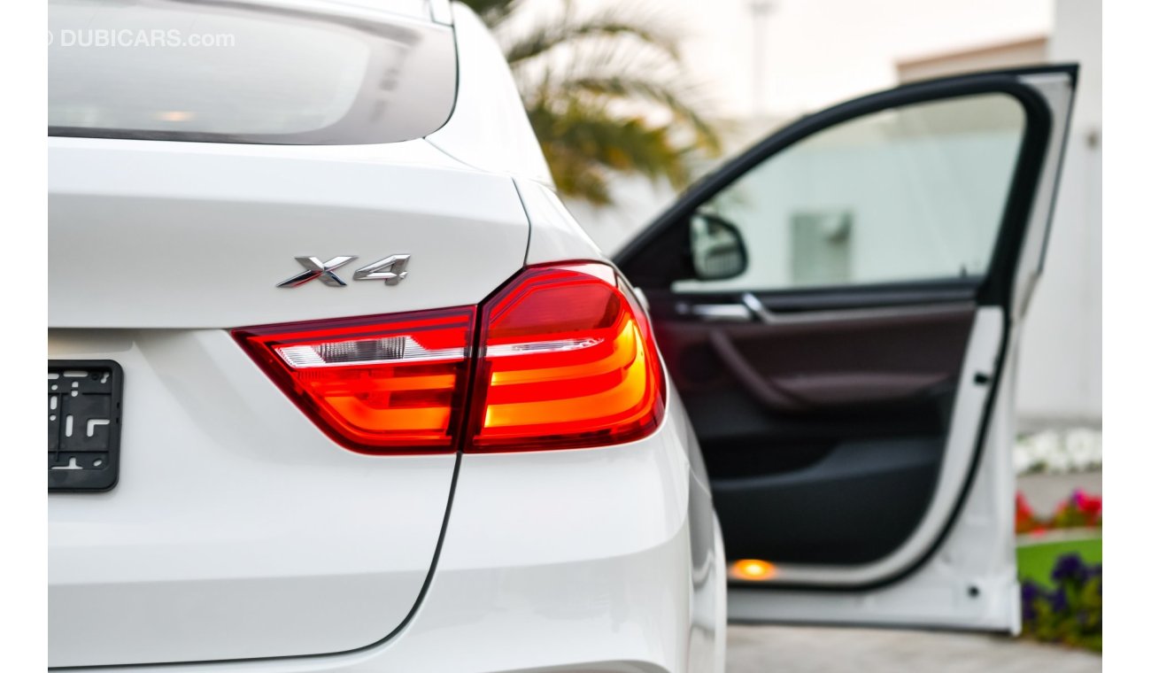 BMW X4 Agency Warranty and Service Contract! - BMW X4 - GCC - AED 2,568 PER MONTH - 0% DOWNPAYMENT