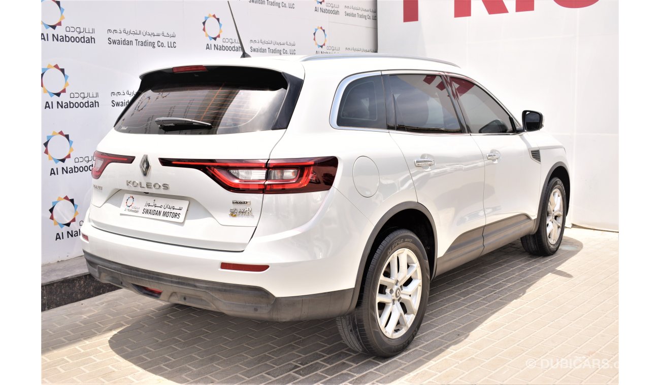 Renault Koleos 2.5L SE 4WD 2019 GCC DEALER WARRANTY