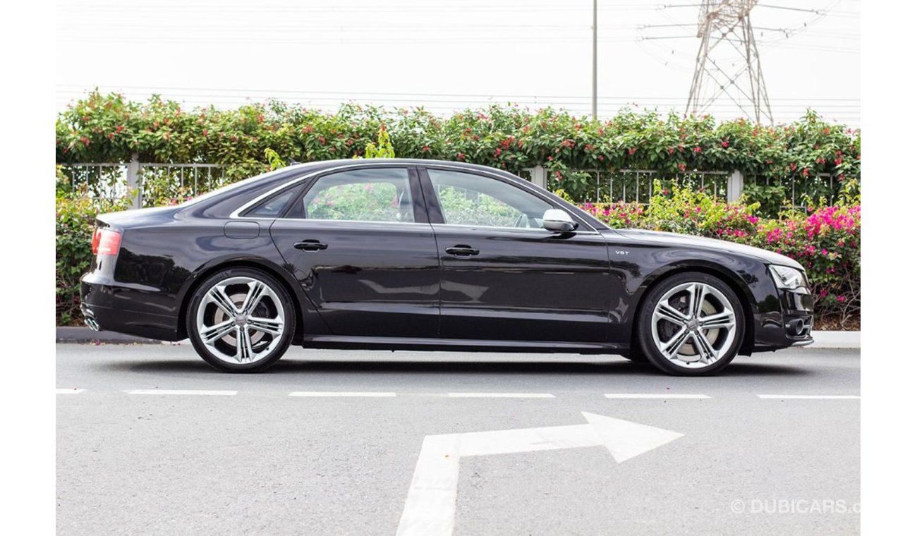 Audi S8 2013 - GCC - ASSIST AND FACILITY IN DOWN PAYMENT - 2400 AED/MONTHLY - 1 YEAR WARRANTY