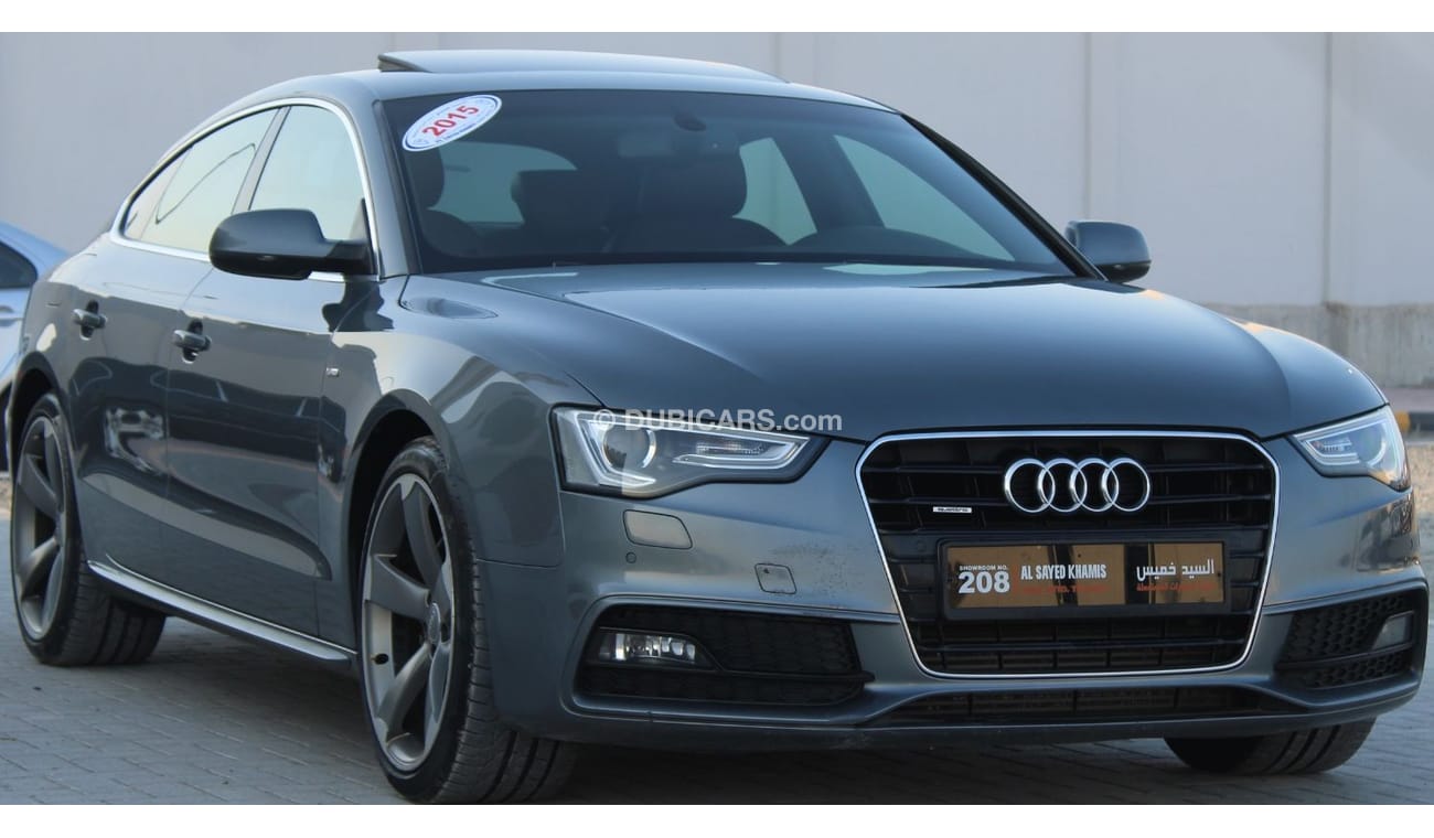 أودي A5 45 TFSI quattro S-لاين (سبورت بلس) أودي 2015 خليجي بحالة الوكالة بدون صبغ بدون حوادث فل أوبشن