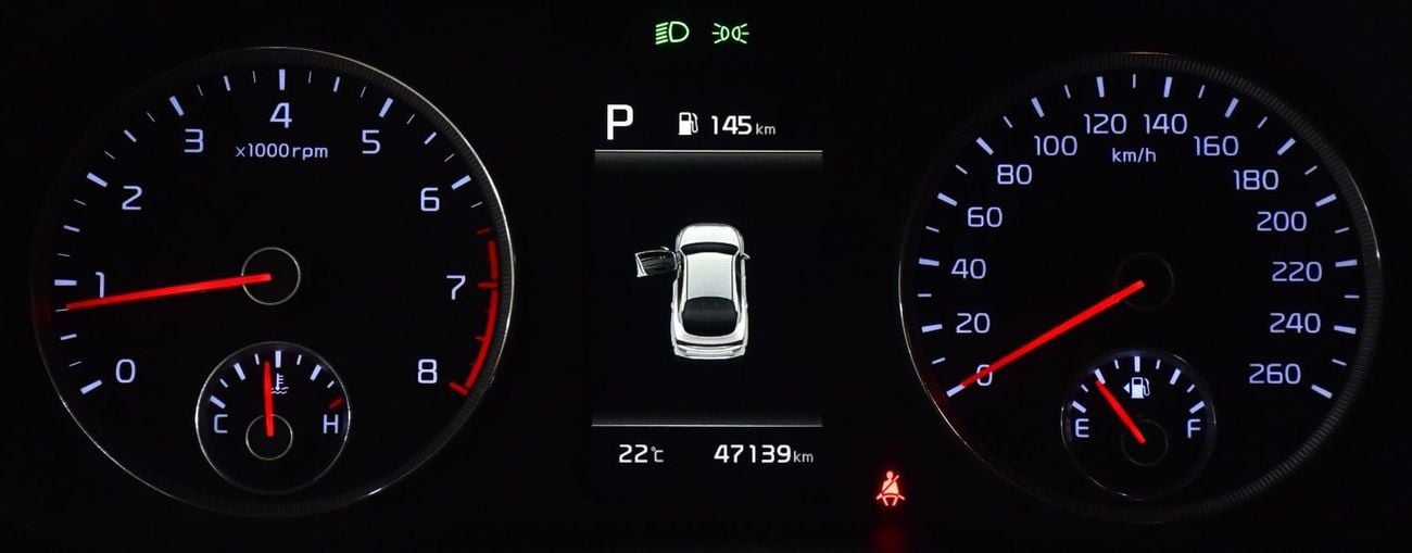 Kia K5 EXCELLENT DEAL for our KIA K5 ( 2022 Model ) in Red Color GCC Specs