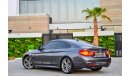 BMW 435i M-Sport | 1,876 P.M | 0% Downpayment | Full Option | Perfect Condition