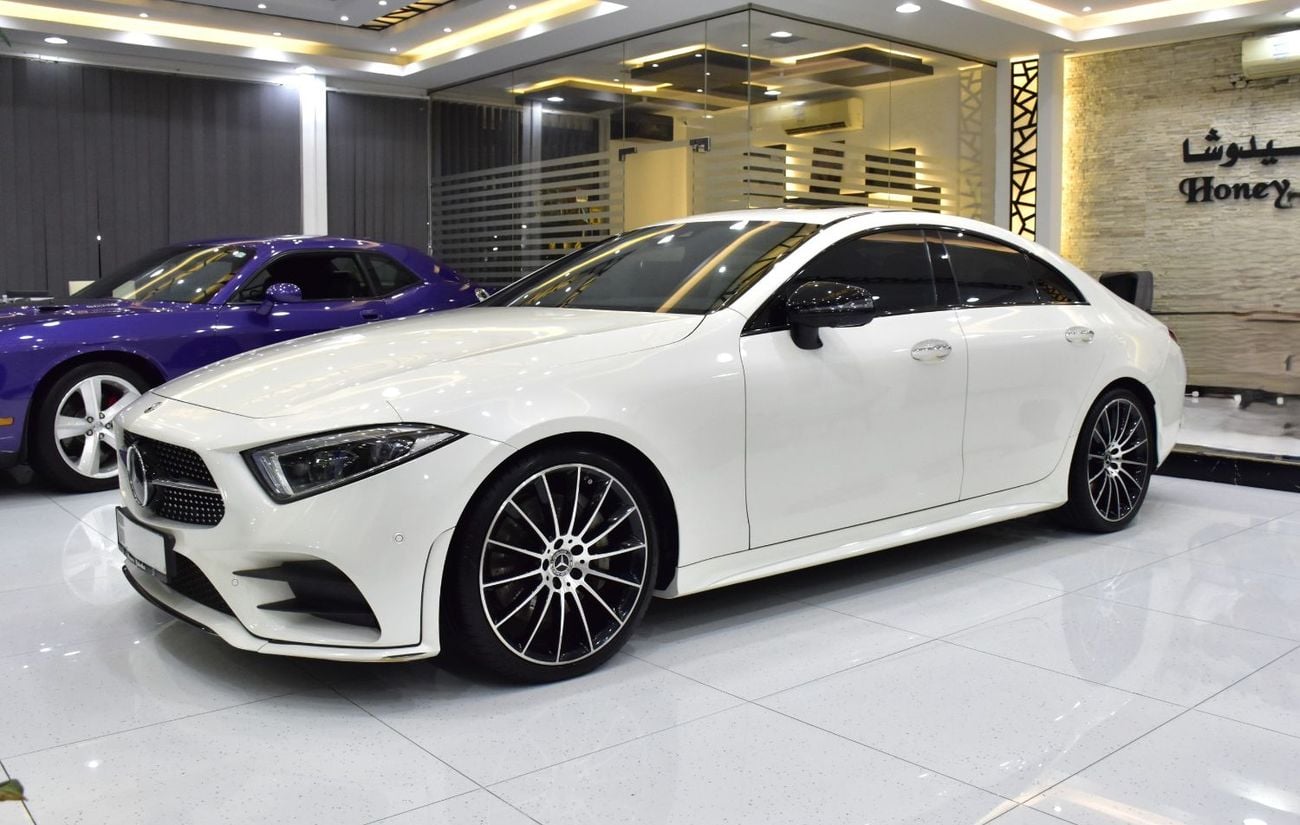 Mercedes Benz CLS350 AMG EXCELLENT DEAL for our Mercedes CLS350 ( 2019 Model ) in White Color GCC Specs