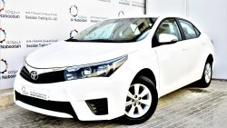 Toyota Corolla DEALER WARRANTY 2.0L SE 2016 GCC SPECS