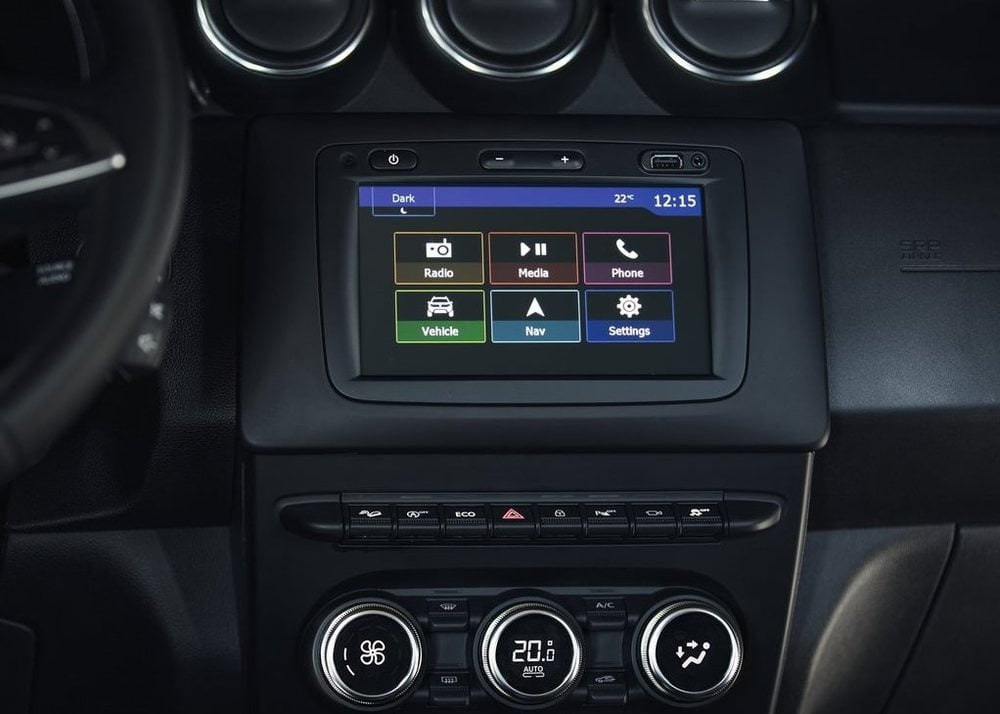 Renault Duster interior -  Multimedia Screen