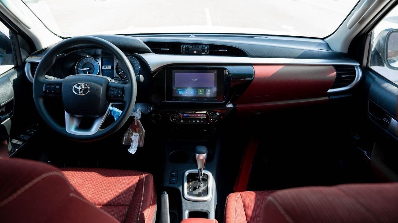 تويوتا هيلوكس 2025 Toyota Hilux GLX 2.7 - White Inside Maroon | Export Only
