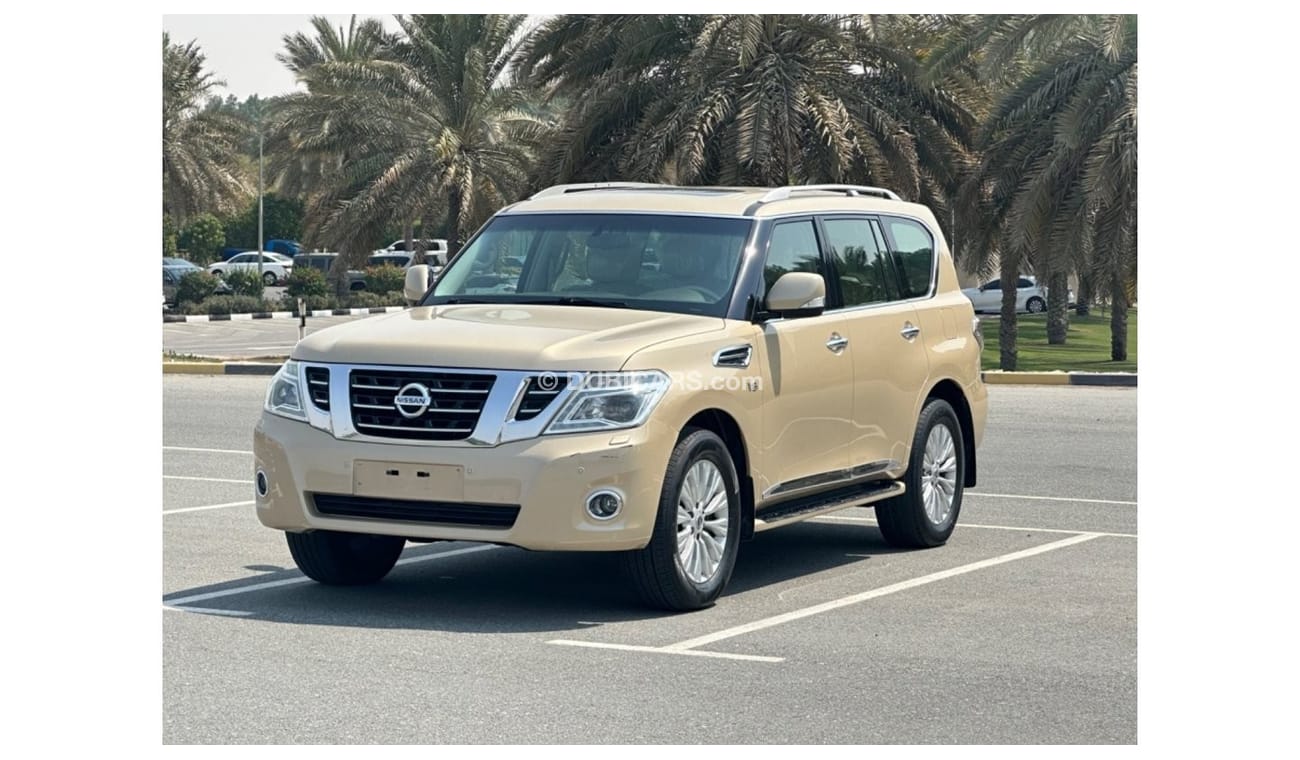 نيسان باترول LE تيتانيوم موديل 2017 خليجي حاله ممتازه جدا من الداخل والخارج فل مواصفات كراسي جلد  وكاميرا خلفيه و