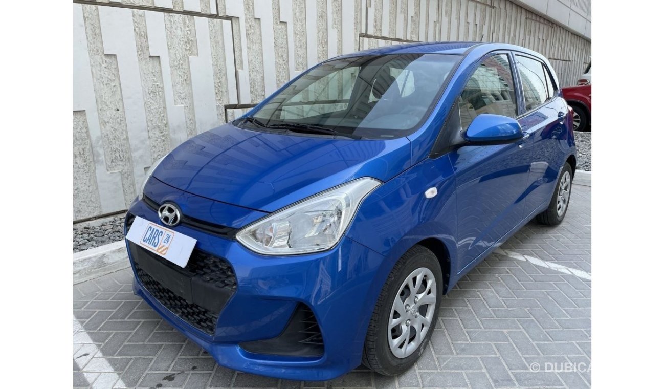 هيونداي جراند i10 1.2L | GCC | EXCELLENT CONDITION | FREE 2 YEAR WARRANTY | FREE REGISTRATION | 1 YEAR COMPREHENSIVE I