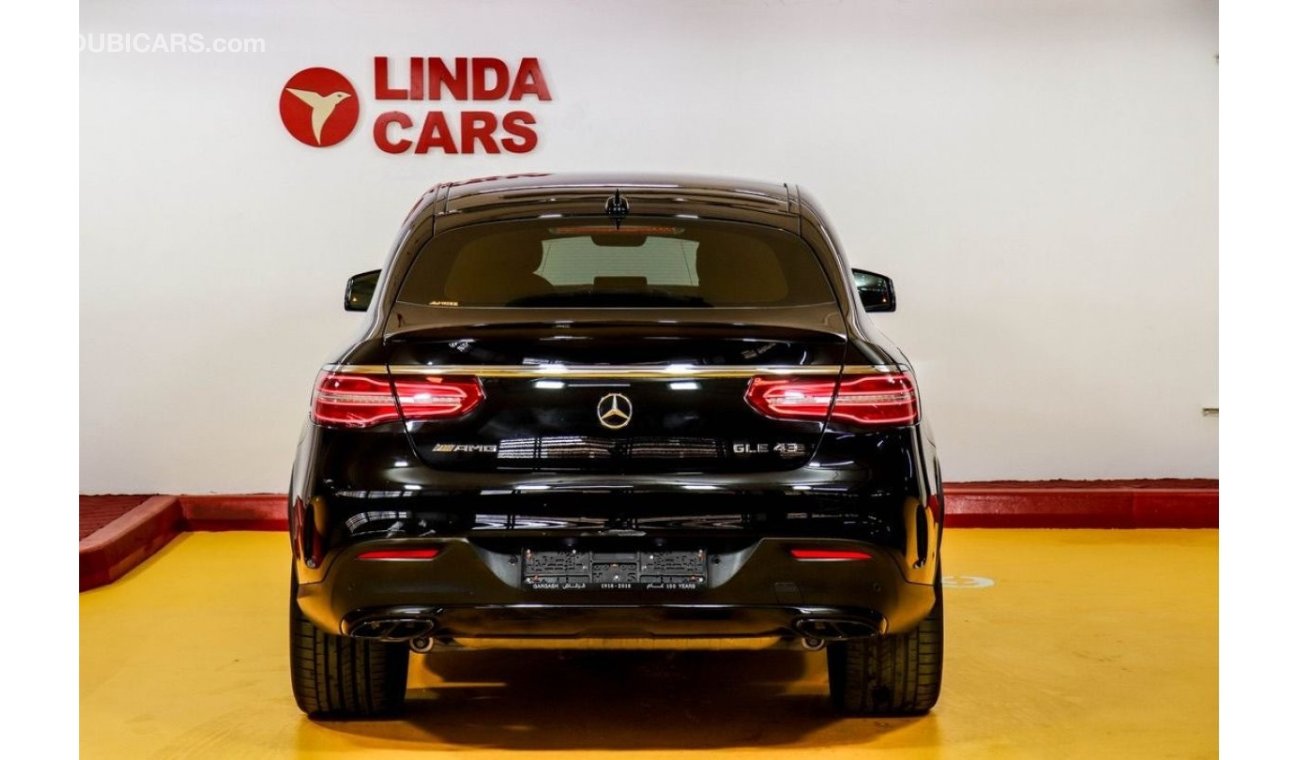 Mercedes-Benz GLE 43 AMG RESERVED ||| Mercedes Benz GLE 43 Coupe Orange Edition 2018 GCC under Warranty with Flexible Down-Pa