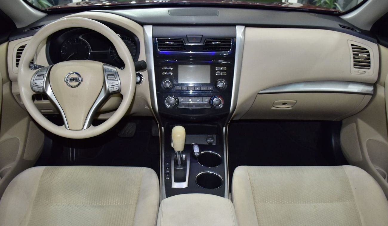 Nissan Altima EXCELLENT DEAL for our Nissan Altima 2.5 SV ( 2015 Model ) in Red Color GCC Specs