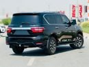 نيسان باترول Nissan patrol 2023 RHD black 7seaters petrol engine black colour outside and grey colour imterior