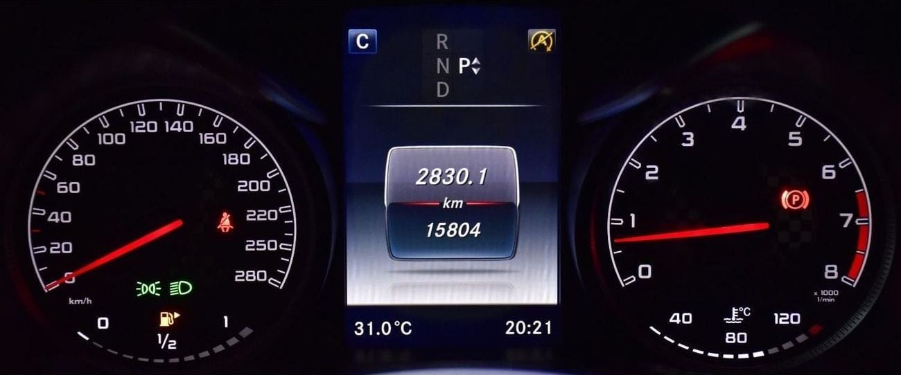 مرسيدس بنز C 450 EXCELLENT DEAL for our Mercedes Benz C450 4Matic ( 2016 Model ) in Black Color GCC Specs